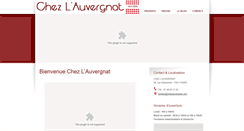 Desktop Screenshot of chezlauvergnat.com